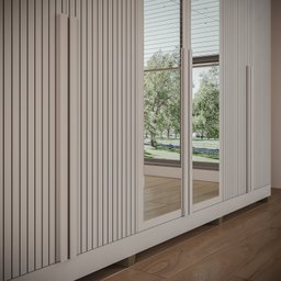 Guarda-Roupa 6 Portas de Giro Puxador 100% Mdf Newton  - 9