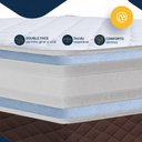 Ver mais imagens de Cama Box com Colchão de Espuma D33 Double Face Territory Hellen + Auxiliar de Espuma Unique