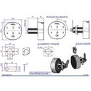 Ver imagem 6 de Fechadura Digital para Móveis e Armários Sobrepor em Madeira Art M1602 Papaiz