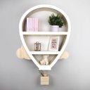 Ver imagem 2 de Prateleira Nicho Balão em Madeira Nuvem Decoração Bebê