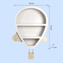 Ver imagem 3 de Prateleira Nicho Balão em Madeira Nuvem Decoração Bebê