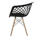 Ver imagem 4 de Kit 2 Cadeiras Web Cloe Clarice - Design Preto