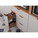 Ver imagem 2 de Armário de Cozinha Grande Completo com Balcão Kit Astra 2.40 Lukaliam:jequitiba/areia