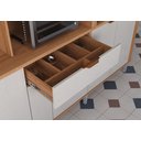 Ver imagem 3 de Armário de Cozinha Grande Completo com Balcão Kit Astra 2.40 Lukaliam:jequitiba/areia