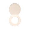 Assento Sanitário Almofadado Oval Mebuki - Areia (bege) - 3
