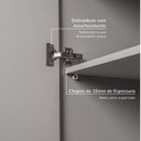 Ver mais imagens de Guarda-Roupa Planejado 2 Peças 2 Portas Jade CabeCasa MadeiraOriginals Cinza/Urbano