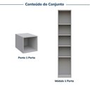 Ver imagem 6 de Guarda-Roupa Planejado 2 Peças 2 Portas Jade CabeCasa MadeiraOriginals Cinza/Urbano