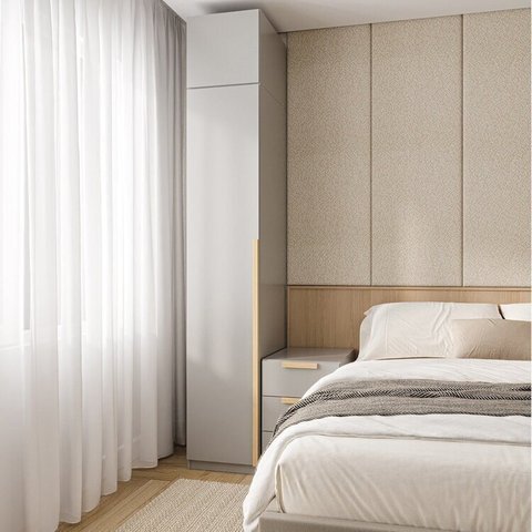 Guarda-Roupa Modulado 2 Peças 2 Portas Jade CabeCasa MadeiraOriginals Cinza/Urbano