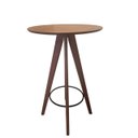 Ver imagem 2 de Mesa Bistrô 70x70cm em Madeira Maciça Cor Mel com Tampo Cimamomo - Exclusiva Mel