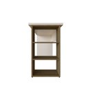Ver imagem 6 de Conjunto de Mesa com Prateleiras para Escritório ou Home Office de Largura 100cm MDF Branco E Carvalho Mel