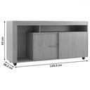 Ver imagem 3 de Rack para Tv até 40 Polegadas Personale 2 Portas Off White/mel - Viero Móveis