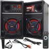 Caixa Som Amplificada Bluetooth 600W Rms Ativa Passiva Microfone Mp3 Fm Usb Led Amvox ACA 601 NEW X  - 4