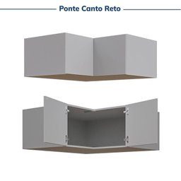 Guarda-roupa Modulado de Canto 2 Peças 4 Portas Jade Cabecasa Madeiramadeira - 17