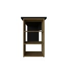 Ver imagem 6 de Conjunto de Mesa com Prateleiras para Escritório ou Home Office de Largura 100cm MDF Preto E Carvalho Mel