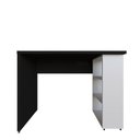 Ver imagem 5 de Conjunto de Mesa com Prateleiras para Escritório ou Home Office de Largura 100cm MDF Preto E Cinza Cristal