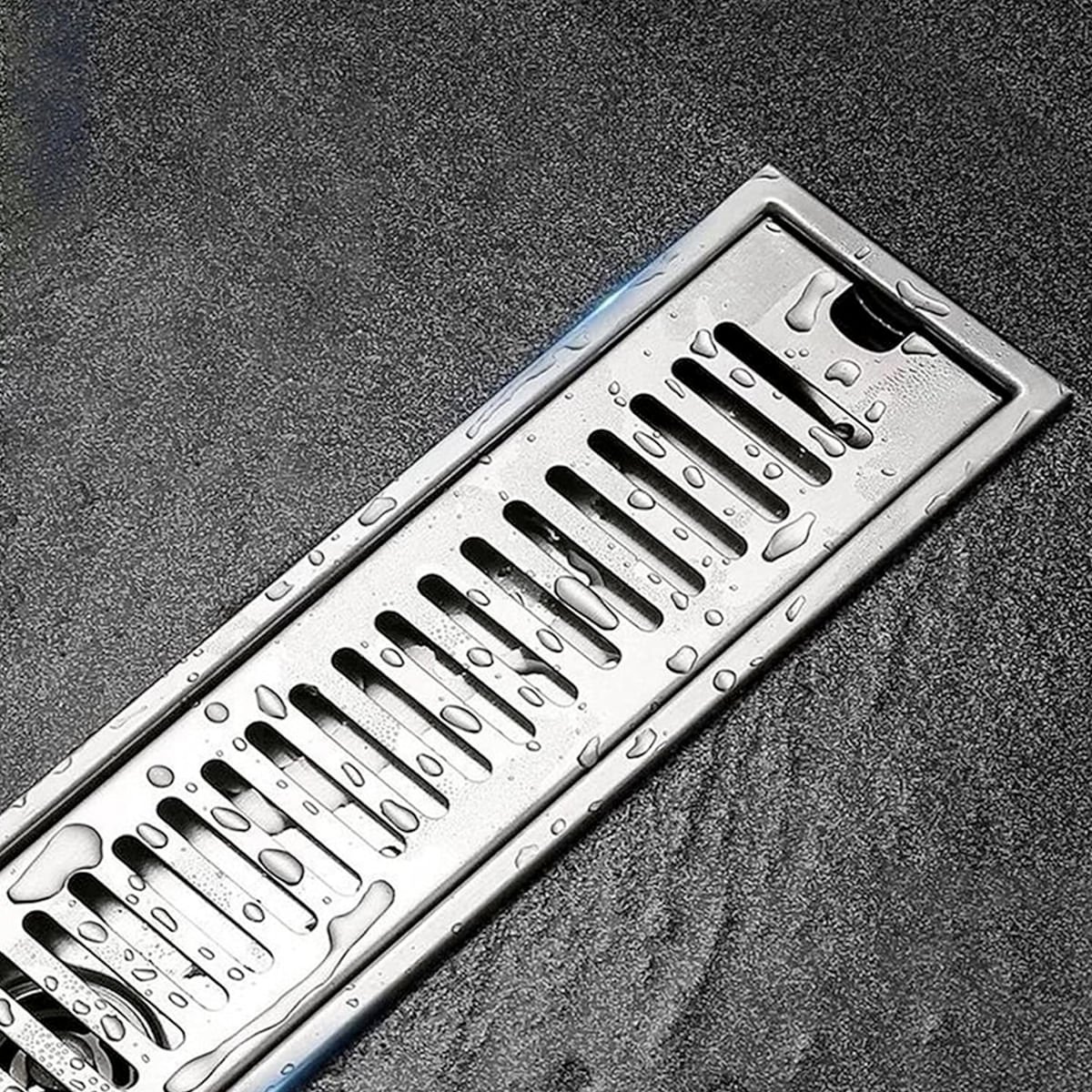 Ralo Linear Embralumi Oculto Invisível Grelha Inox 60x10cm - 6