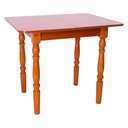 Ver imagem 1 de Mesa Dobrável Pes Torneados 96 Cm 110lb Marjori - Mel Brilho