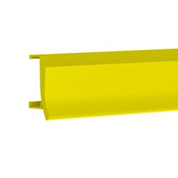 Porta Etiqueta Bandeja Gondola Fit 90 Cm Amarelo Kit com 10 - 3