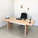 Ver imagem 5 de Conjunto para Escritório 2 Mesas de Reunião em Tamburato 50mm