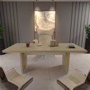 Ver imagem 3 de Conjunto para Escritório 2 Mesas de Reunião em Tamburato 50mm