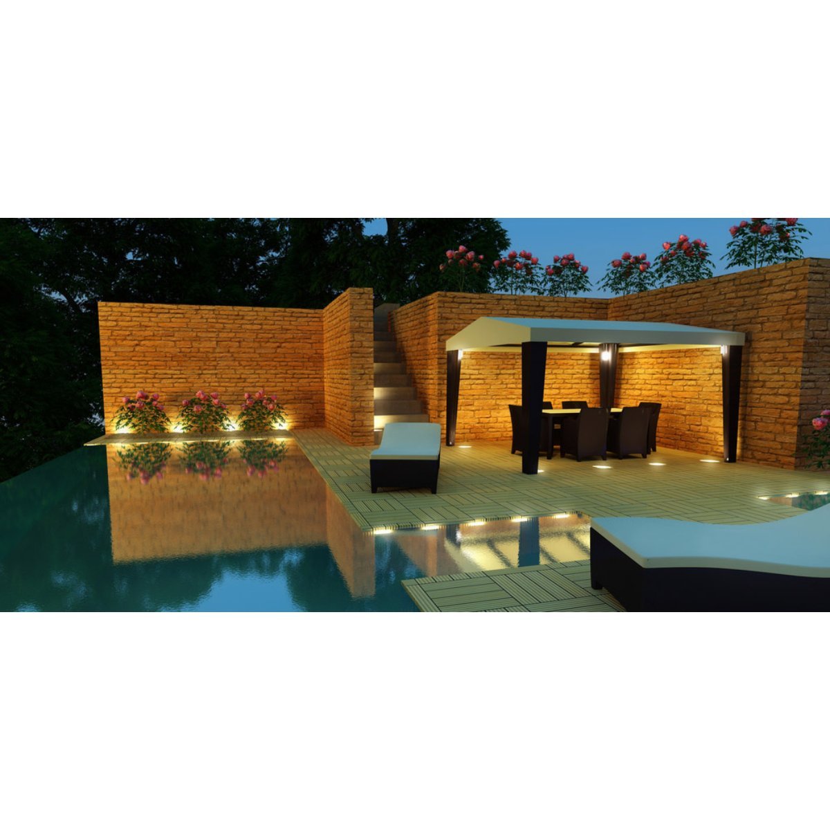 Luminária Arandela Tartaruga 15w Led Sobrepor Externa Ip65 Ctb - 5