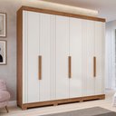 Ver imagem 2 de Guarda Roupa Maite 6 Portas 6 Gavetas com Pés Mdf