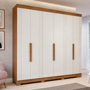 Ver imagem 1 de Guarda Roupa Maite 6 Portas 6 Gavetas com Pés MDF