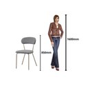 Ver imagem 5 de Conjunto para Sala de Jantar com 6 Cadeiras Betina Bege/Champagne/Cinza/Off White