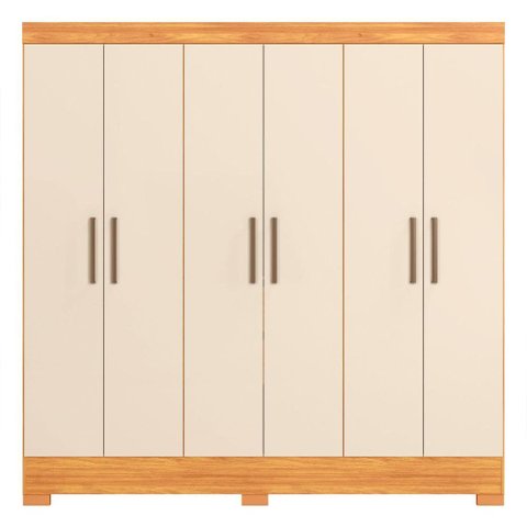 Guarda-Roupa Demóbile Verso 6 Portas 2 Gavetas