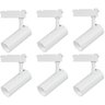 Kit 6 Spot Led Mr16 para Trilho Eletrificado Branco 110/220v 6500k Frio - 1