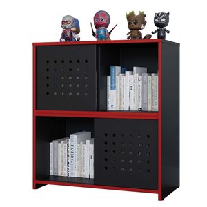 Armário Gamer Escritório 2 Porta Pixel Preto Caemmun