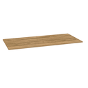Ver imagem 1 de Tampo Freijó de Cozinha para Balcão Pia e Cooktop de Madeira Resistente e Compacto 120x51 Cm