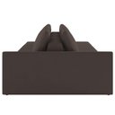 Ver imagem 5 de Sofá Ilha Modular com Puff para Sala Living 232cm Georgia K04 Veludo Marrom - Mpozenato