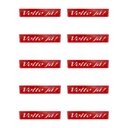 Ver imagem 1 de Kit Combo 10 Placa de Sinalização Volto Ja 10x25 Cm Vermelho