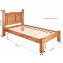 Ver imagem 4 de Cama de Solteiro Estilo Rústico 100% madeira maçiça