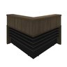 Conjunto Recepção Balcão de Atendimento e Balcão Tamburato com 3 Gavetas - 5