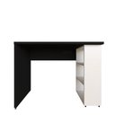 Ver imagem 5 de Conjunto de Mesa com Prateleiras para Escritório ou Home Office de Largura 90cm MDF Preto e Branco