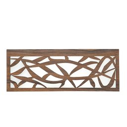 Luminária Decorativa Madeira Plafon Copacabana Quad 40cm - 8
