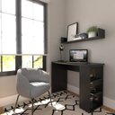 Ver imagem 2 de Conjunto de Mesa com Prateleiras para Escritório ou Home Office 90 Cm de Largura