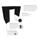 Ver mais imagens de Conjunto de Mesa com Prateleiras para Escritório ou Home Office 90 Cm de Largura