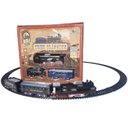 Ver imagem 2 de Trem Clássico com 2 Vagões a Pilha com Trilhos e 13 Peças