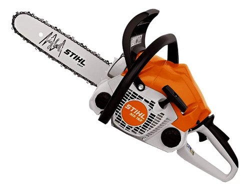 Motosserra Á Gasolina Stihl 30.1cc Ms 162 Cor Laranja-escuro