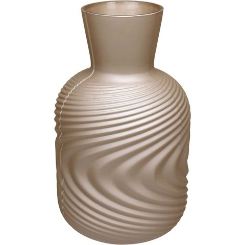 Vaso Decorativo Garrafa Home&Co Vidro 20x13x13cm Dourado