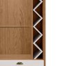 Cristaleira 182 X 63 com Adega 13 Garrafas e Led Chelle Edecasamoveis Cor 0004-965-ype-off White - 4