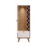 Cristaleira 182 X 63 com Adega 13 Garrafas e Led Chelle Edecasamoveis Cor 0004-965-ype-off White - 5