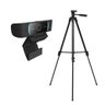 Webcam Full HD USB 1080p Intelbras + Tripé Universal TL-TP-01-1 Trevalla 1.02M - 1