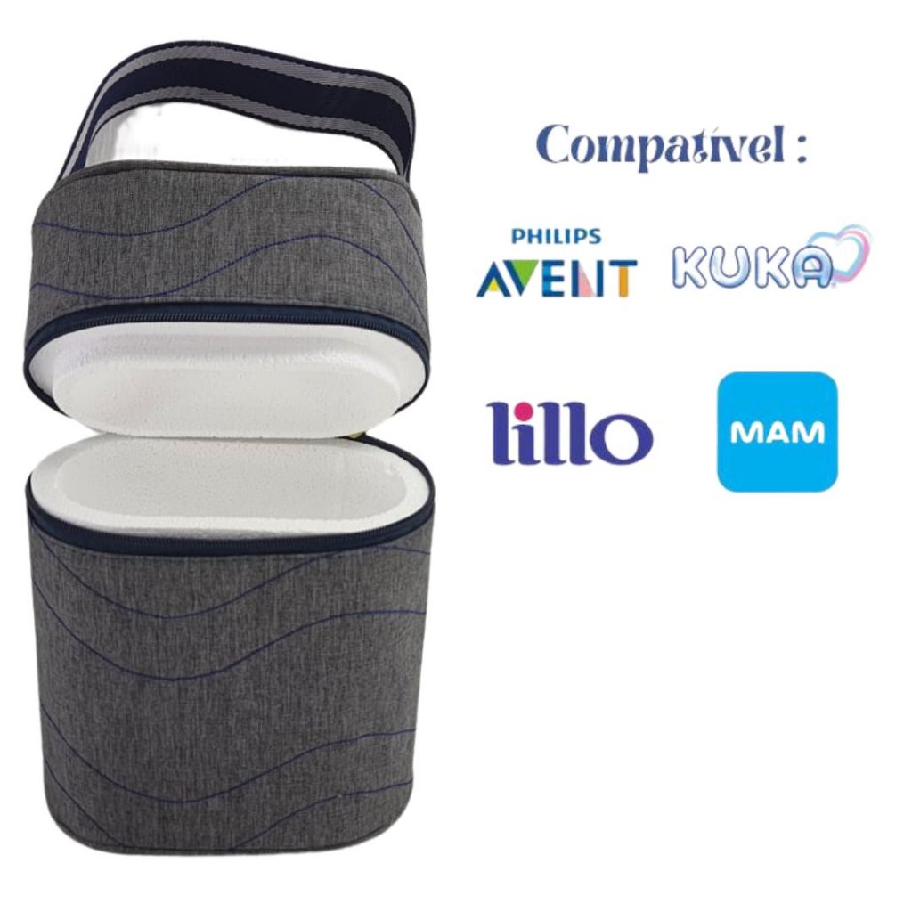 Kit Bolsa Maternidade Completo 4 Peças Faixa Luxo - 5