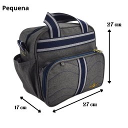 Kit Bolsa Maternidade Completo 4 Peças Faixa Luxo - 3