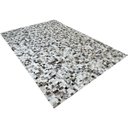 Ver imagem 2 de Tapete de couro cinza natural malhado 2,00x3,00 s/b pç 5x5cm