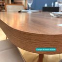 Ver imagem 4 de Mesa de Jantar 6 Lugares Retangular 1,60m 1592 Carraro Carvalho